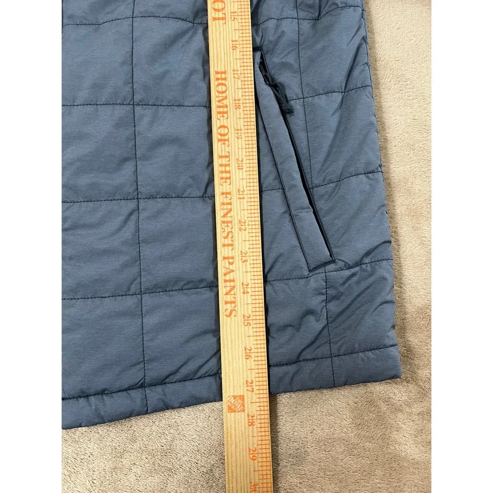The North Face Junction Insulated Jacket Men's M Gray Mock Neck Long Sleeve EUC